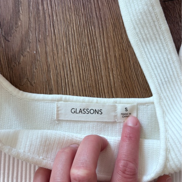 Glassons Ivory Ribbed Knit Tank - Picture 3 of 3